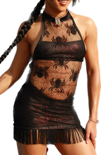 Load image into Gallery viewer, BLACK WIDOW DRESS

