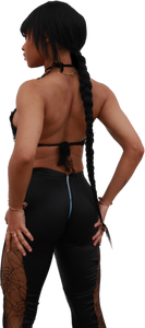 WEBBED&LACED HALTER