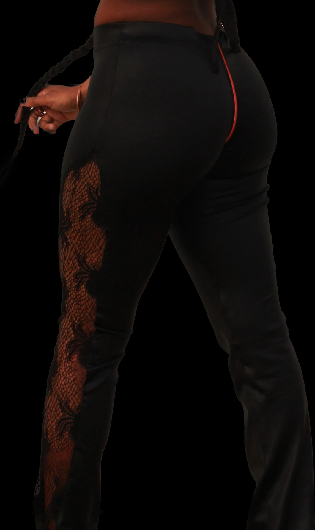 WEBBED&LACED PANT (Red)