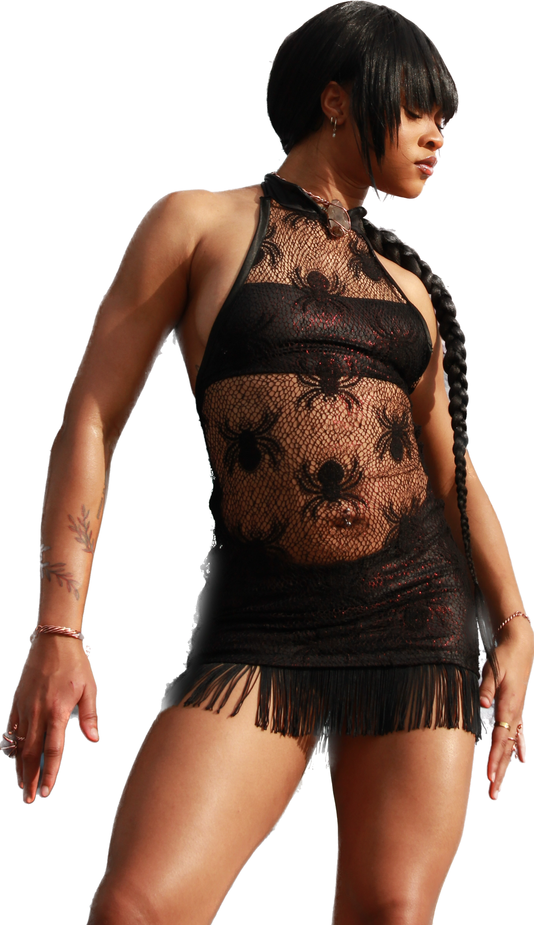 BLACK WIDOW DRESS